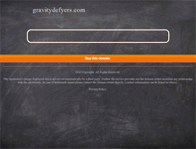 Tablet Screenshot of gravitydefyers.com